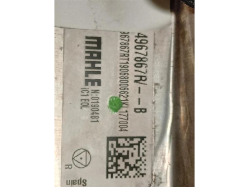 Intercooler 144967867R Nissan Qashqai II 2017