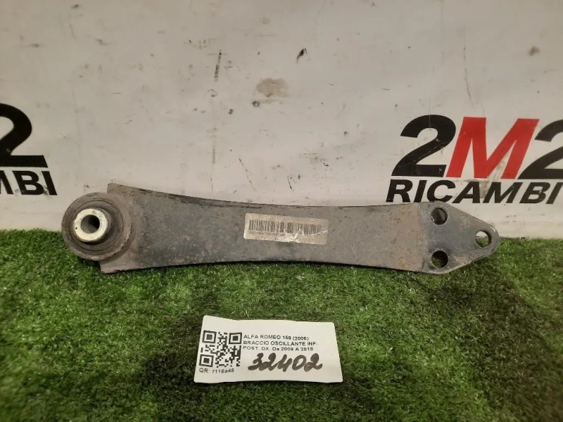 Braccio Oscillante INF POST DX 51799866 Alfa Romeo 159 2006
