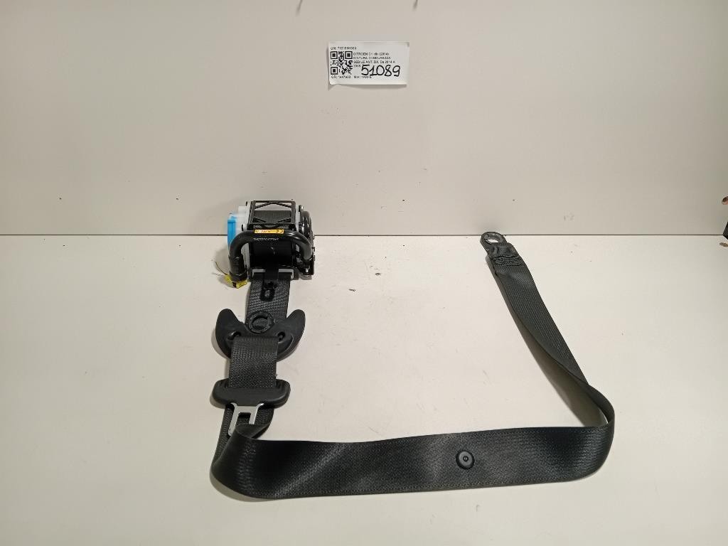 Cintura DI Sicurezza Sedile ANT DX 732100H030 Citroen C1 II 2014