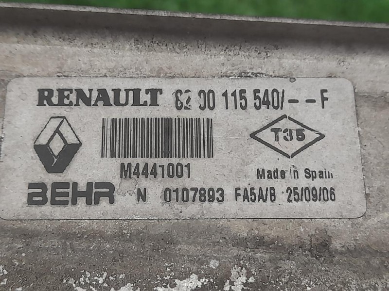 Intercooler 82 00 115 540 CC Renault Mégane III 2009