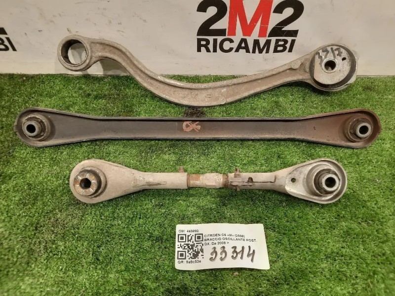Braccio Oscillante POST DX 443892 BRACCIO OSCILLANTE INF+SUP POST DX Citroen C5 III 2008