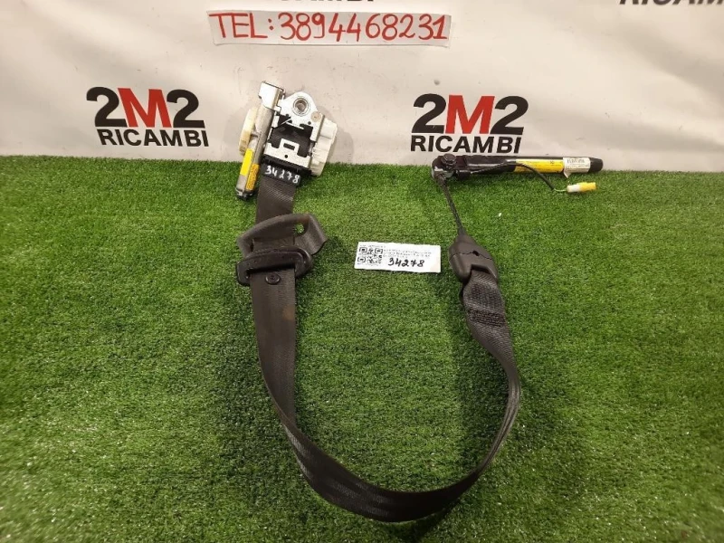 Cintura DI Sicurezza Sedile ANT DX 34101166 A Fiat 500 C 2008