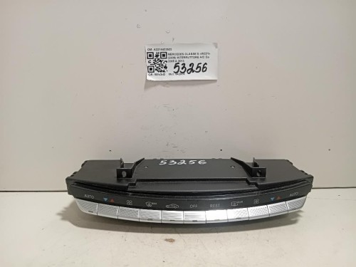 Interruttore AC A2214422523 Mercedes Classe S W221 2006