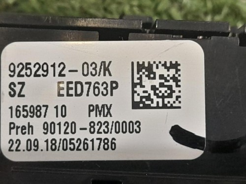 Interruttore Aiuto Discesa 925291203 Bmw Serie 1 F21 Berlina 2012