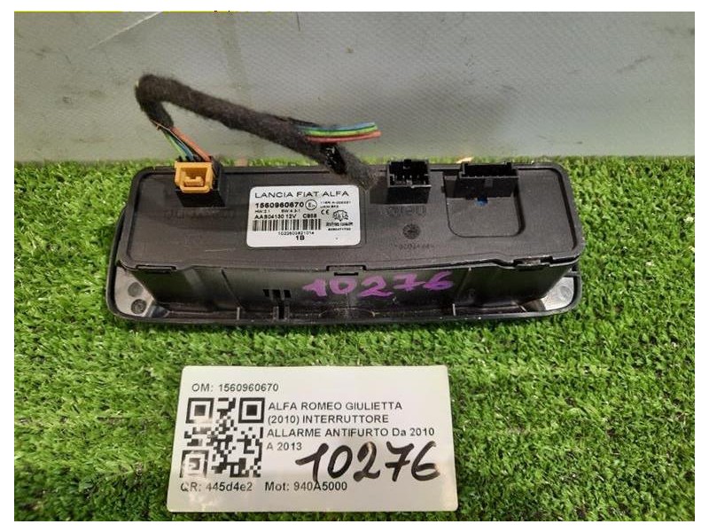 Interruttore Allarme Antifurto 1560960670 Alfa Romeo Giulietta 2010