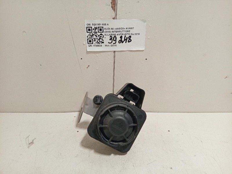 Interruttore Allarme Antifurto 5Q0 951 605 A Audi A6 4a5c8 Avant 2018