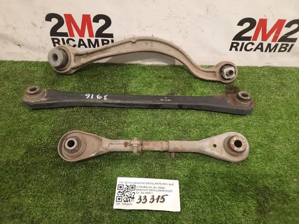 Braccio Oscillante POST SX 443894 BRACCIO OSCILLANTE INF+ SUP POST SX Citroen C5 III 2008