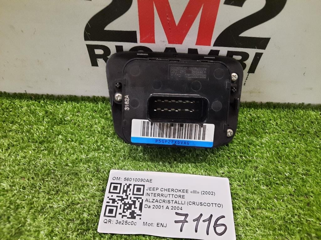 Interruttore Alzacristalli Cruscotto 56010090AE Jeep Cherokee III 2002