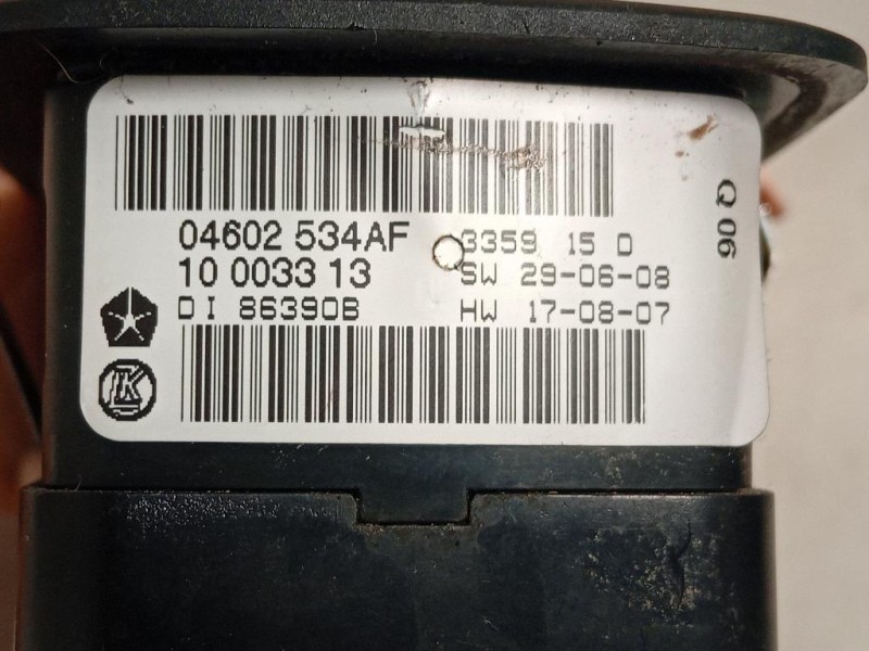 Interruttore Alzacristalli ANT 04602534AF Dodge Journey 2009