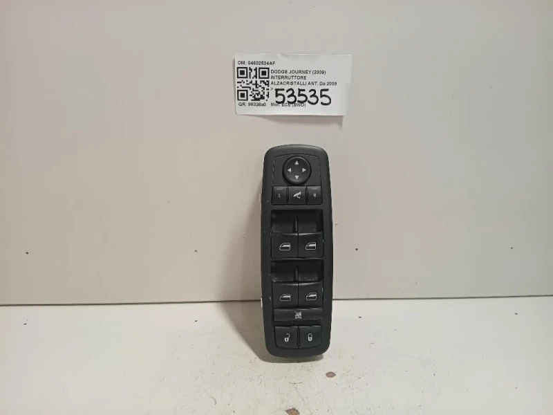 Interruttore Alzacristalli ANT 04602534AF Dodge Journey 2009