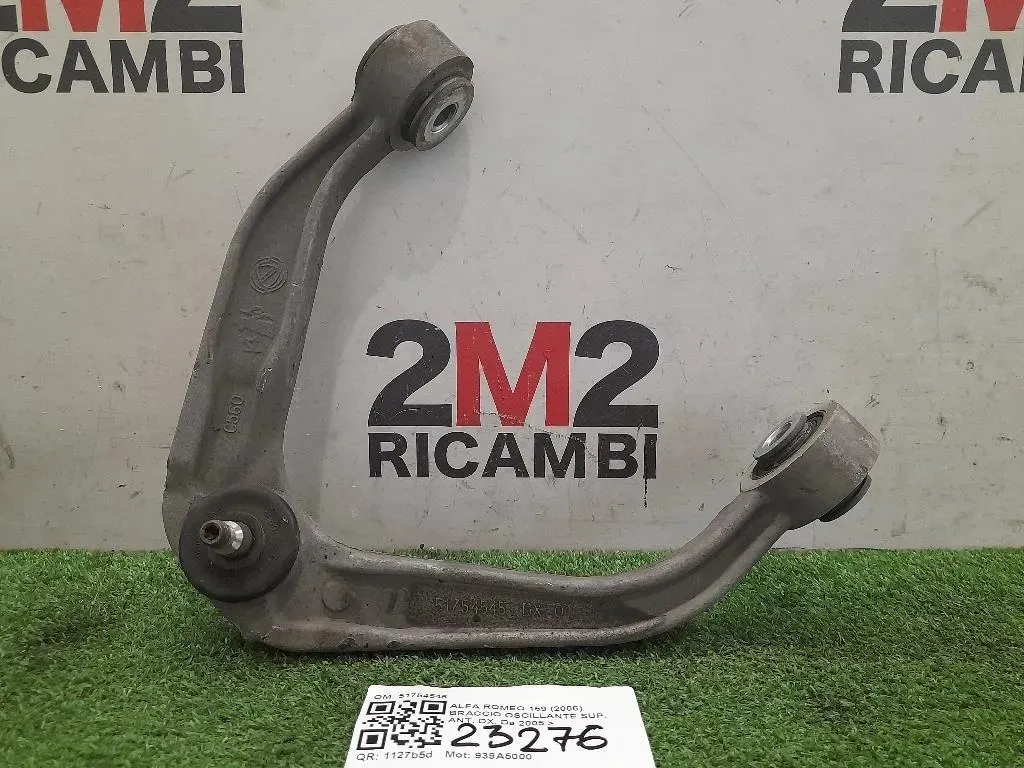 Braccio Oscillante SUP ANT DX 51754545 Alfa Romeo 159 2006