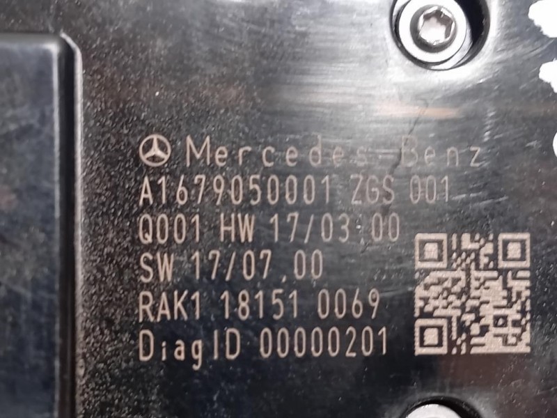 Interruttore Alzacristalli ANT A1679050001 Mercedes Classe A W177 2018
