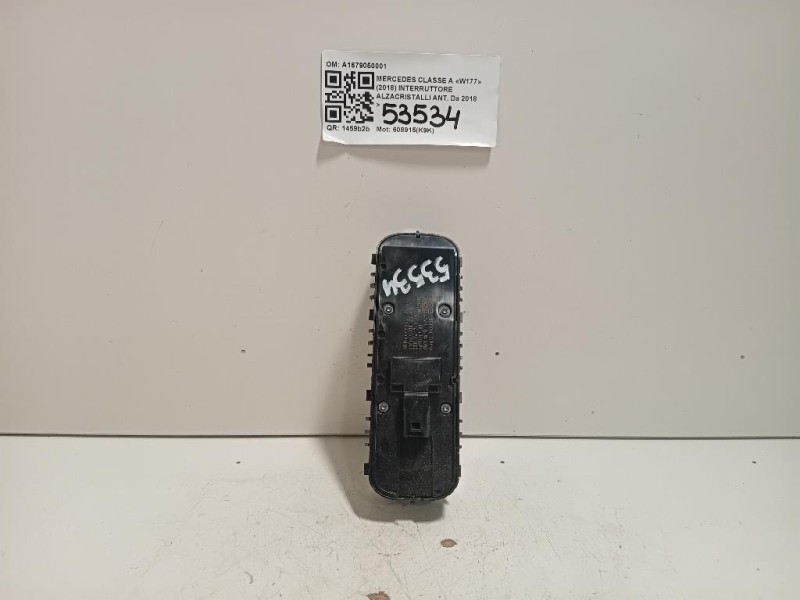 Interruttore Alzacristalli ANT A1679050001 Mercedes Classe A W177 2018