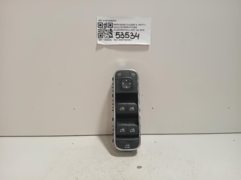Interruttore Alzacristalli ANT A1679050001 Mercedes Classe A W177 2018