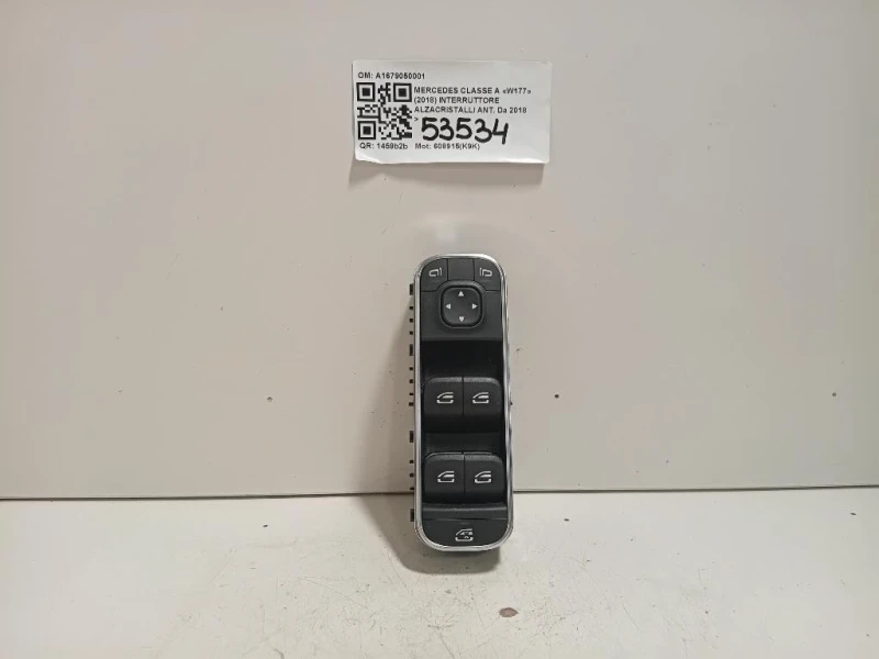 Interruttore Alzacristalli ANT A1679050001 Mercedes Classe A W177 2018