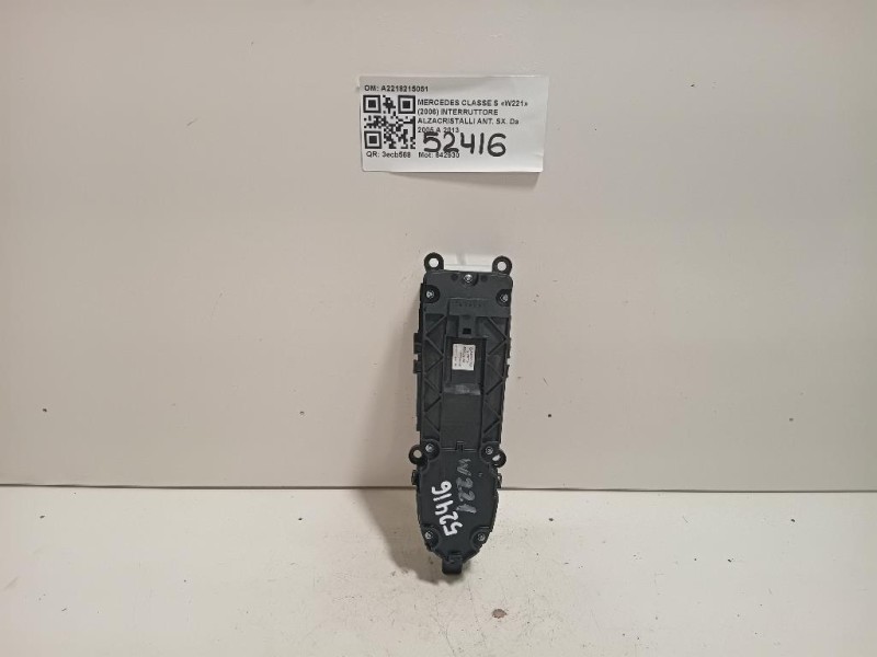 Interruttore Alzacristalli ANT Mercedes Classe S W221 2006
