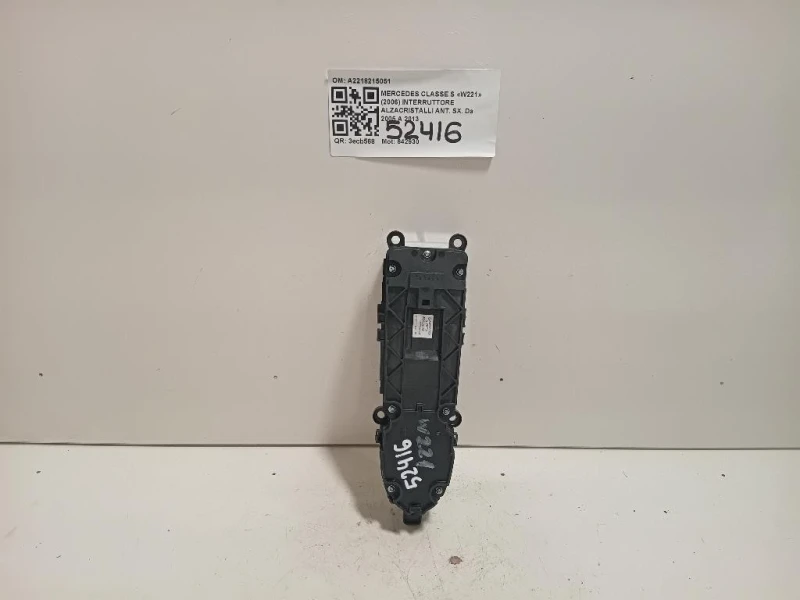 Interruttore Alzacristalli ANT Mercedes Classe S W221 2006