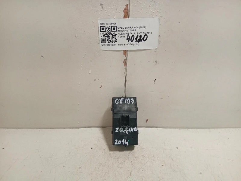Interruttore Alzacristalli ANT 13305009 Opel Zafira C 2012