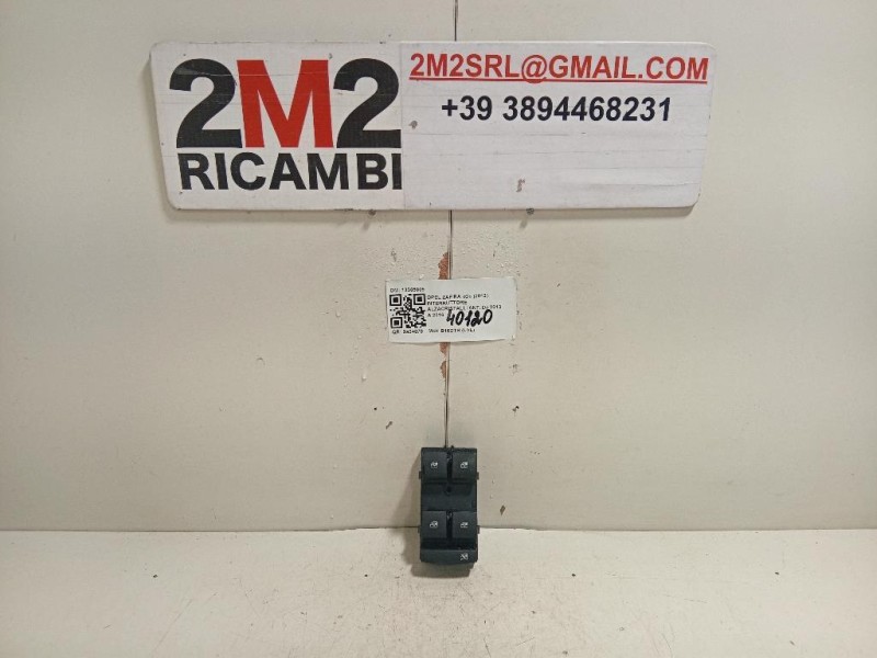 Interruttore Alzacristalli ANT 13305009 Opel Zafira C 2012