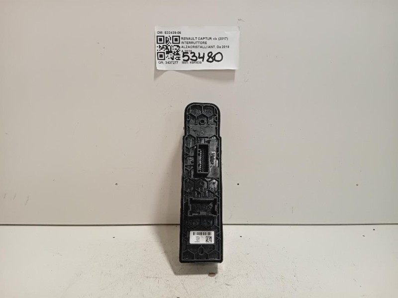 Interruttore Alzacristalli ANT E32439-06 Renault Captur I 2017
