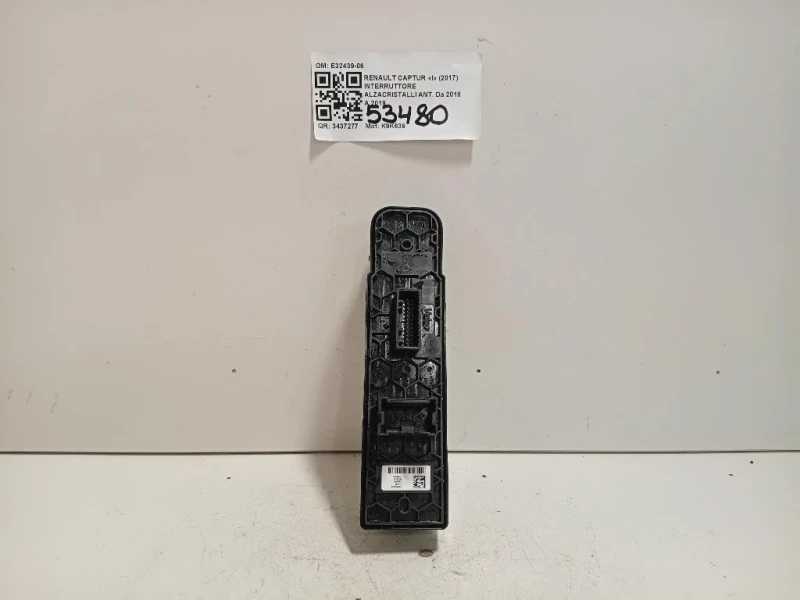 Interruttore Alzacristalli ANT E32439-06 Renault Captur I 2017
