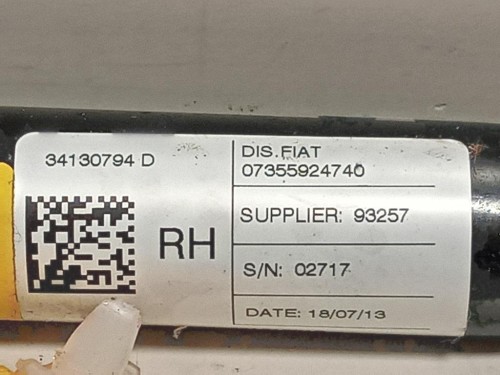 Cintura DI Sicurezza Sedile ANT DX