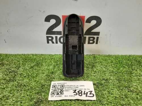 Interruttore Alzacristalli ANT DX 96565184XT Citroen C5 III 2008