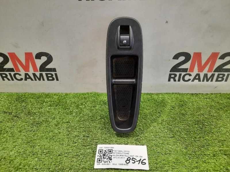 Interruttore Alzacristalli ANT DX 735521260 Fiat 500L 2013