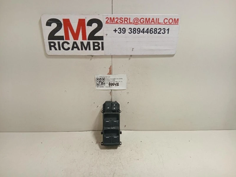 Interruttore Alzacristalli ANT DX 35750-TLO-E11-M1 Honda Accord IX 2009