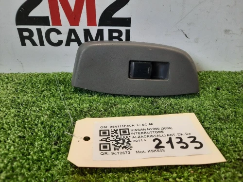 Interruttore Alzacristalli ANT DX 254111FA0A Nissan Nv200 2009