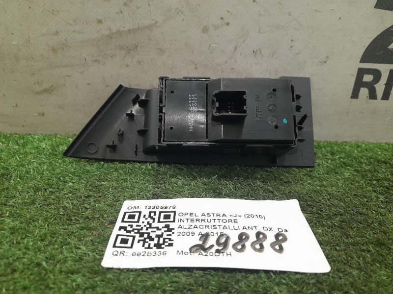 Interruttore Alzacristalli ANT DX 13305978 Opel Astra J 2010