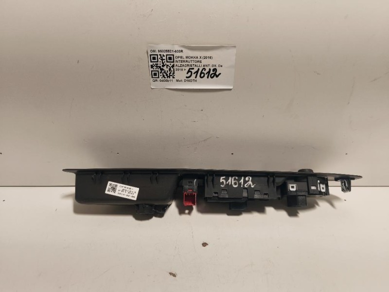 Interruttore Alzacristalli ANT DX 95025521-600R Opel Mokka X 2016
