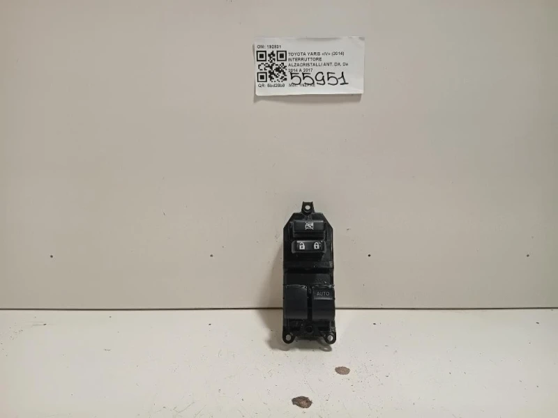 Interruttore Alzacristalli ANT DX 192831 Toyota Yaris IV 2014