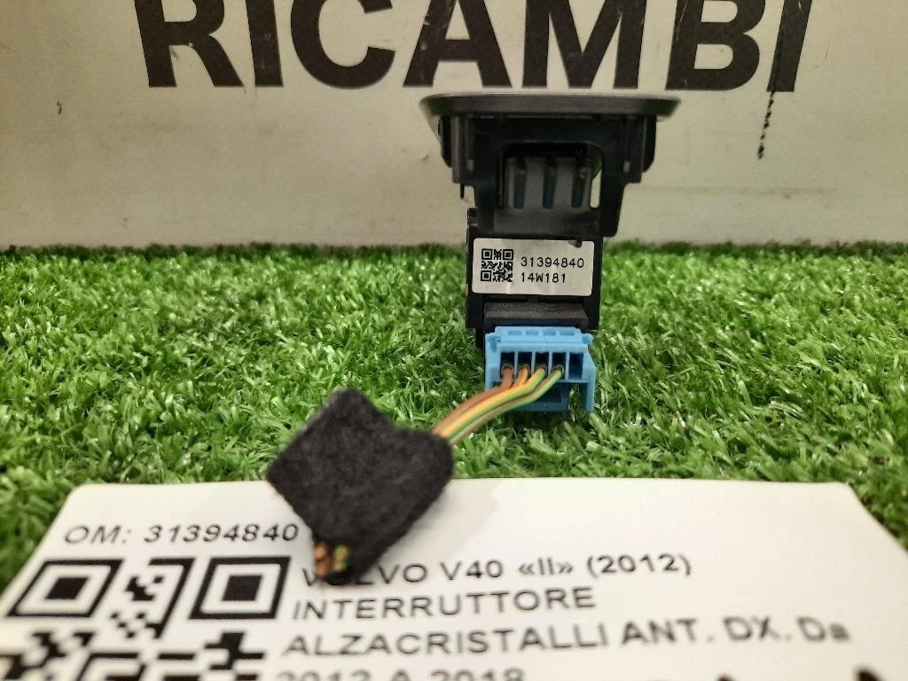 Interruttore Alzacristalli ANT DX 31394840 Volvo V40 II 2012