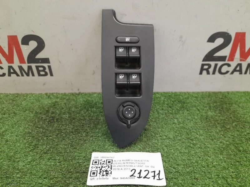 Interruttore Alzacristalli ANT SX 156094782 Alfa Romeo Giulietta 2010