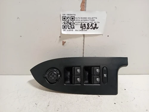 Interruttore Alzacristalli ANT SX 156094780 Alfa Romeo Giulietta 2010
