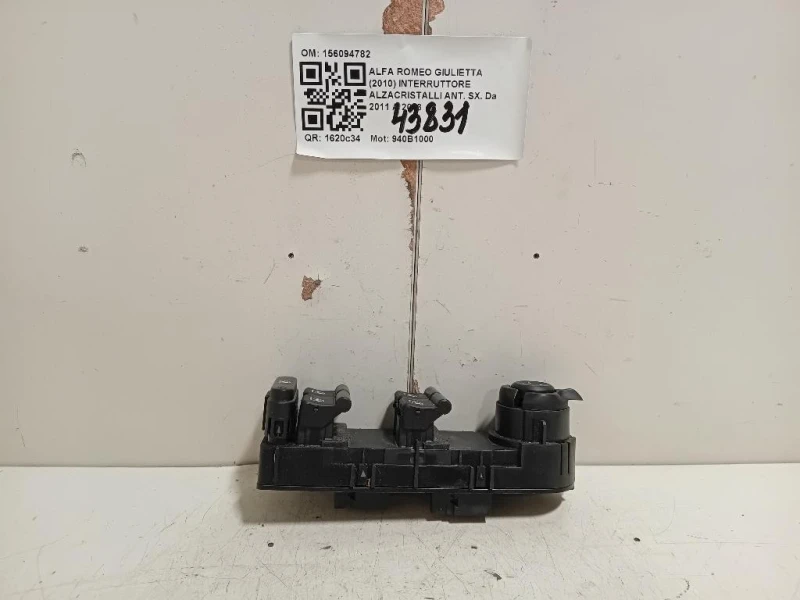 Interruttore Alzacristalli ANT SX 156094782 Alfa Romeo Giulietta 2010