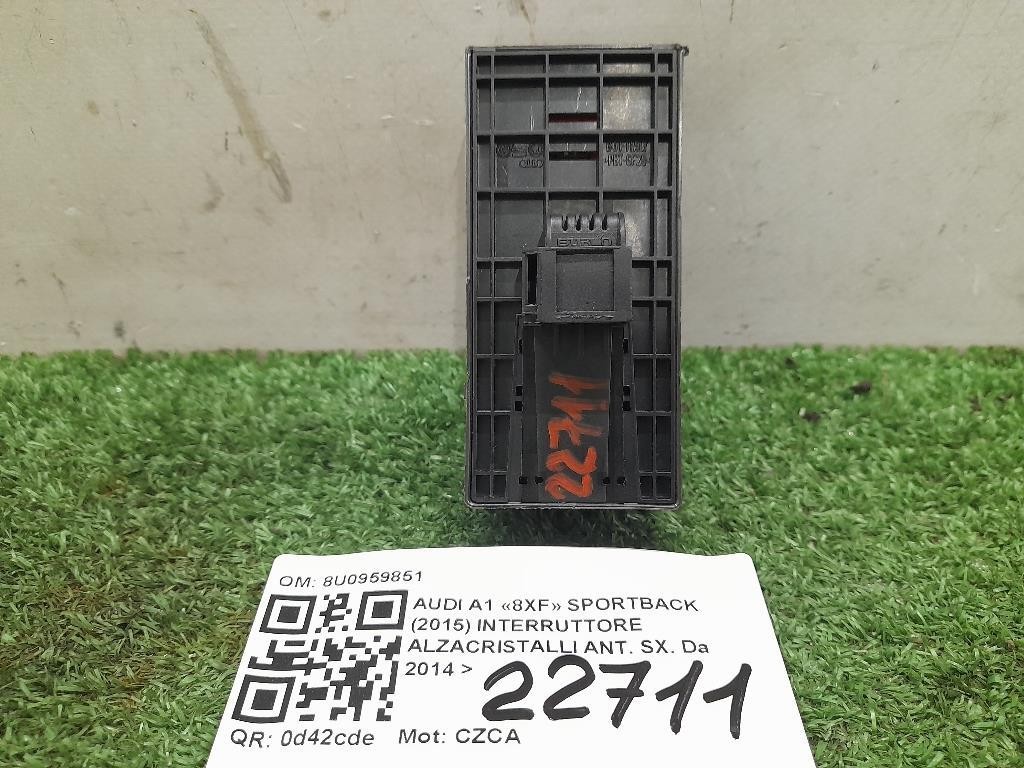 Interruttore Alzacristalli ANT SX 8U0959851 Audi A1 8XF Sportback 2015