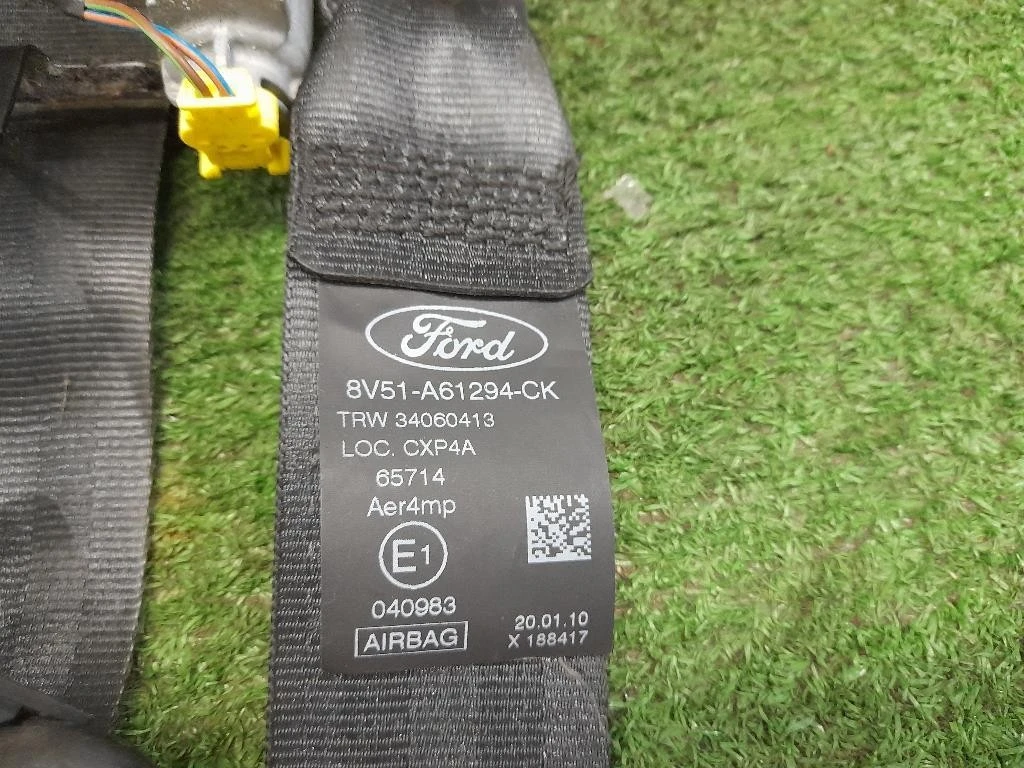 Cintura DI Sicurezza Sedile ANT DX 8V51A61294CK Ford Fiesta VI 2008