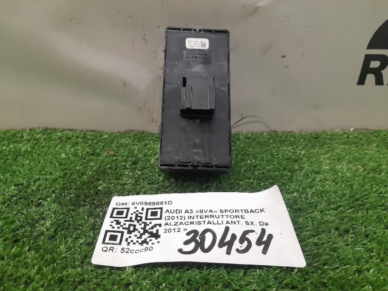Interruttore Alzacristalli ANT SX 8V0959851D Audi A3 8VA Sportback 2012