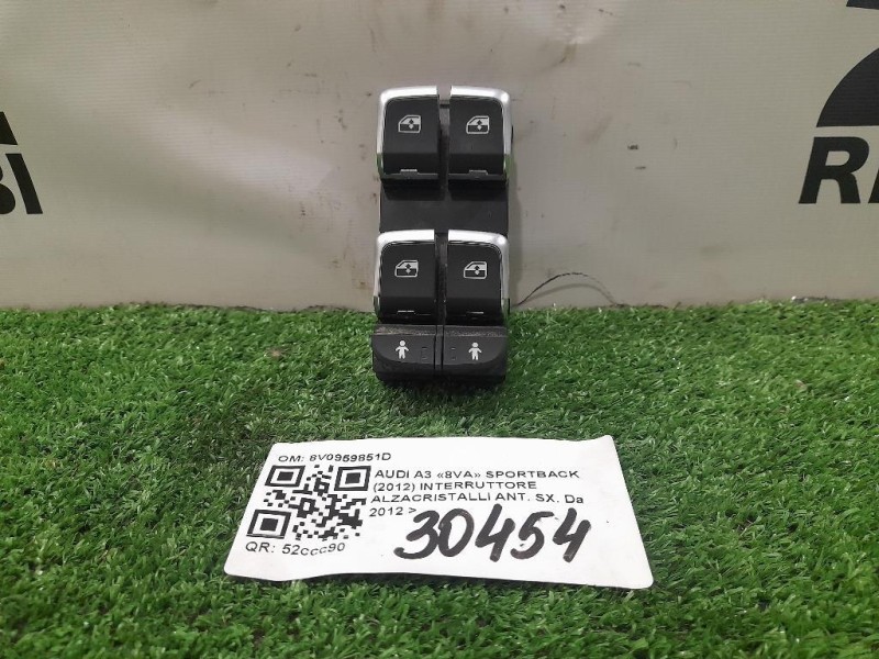 Interruttore Alzacristalli ANT SX 8V0959851D Audi A3 8VA Sportback 2012