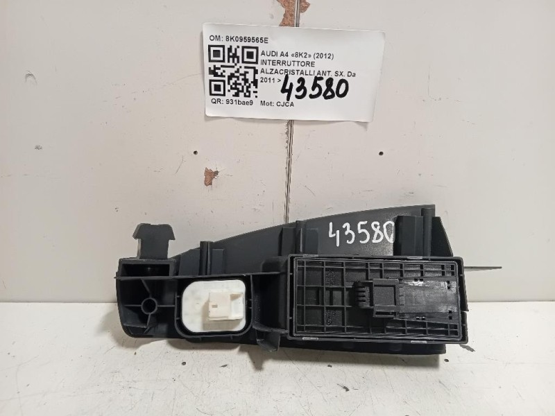 Interruttore Alzacristalli ANT SX 8K0959565E Audi A4 8K2 2012