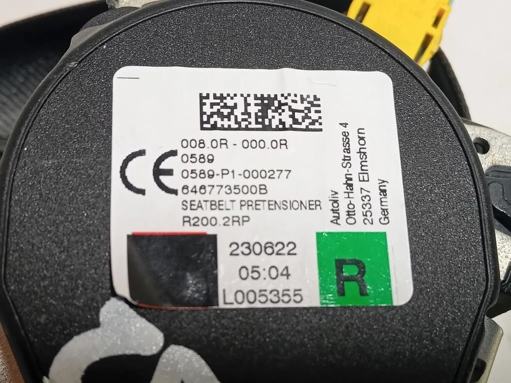 Cintura DI Sicurezza Sedile ANT DX LV4BS61294BDW Ford KUGA III 2020