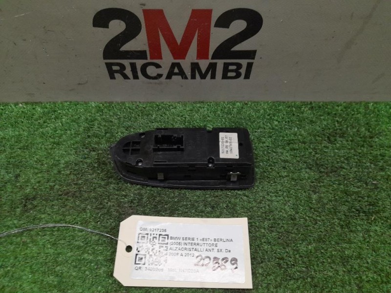 Interruttore Alzacristalli ANT SX 9217235 Bmw Serie 1 E87 Berlina 2005