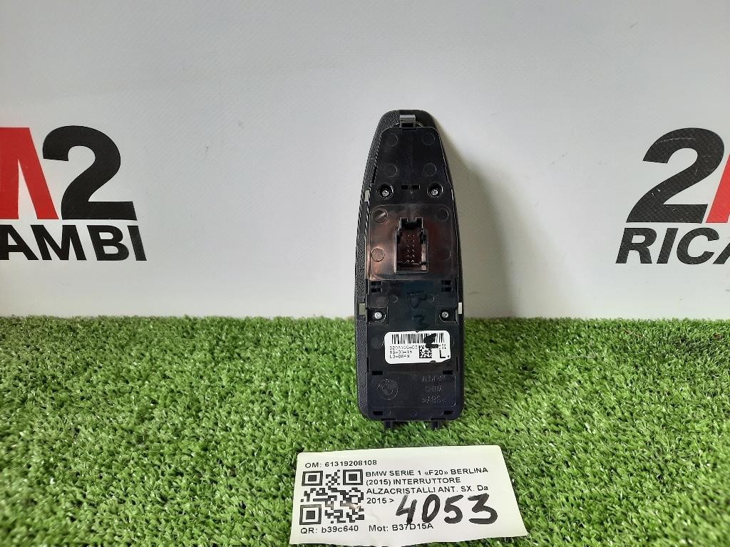 Interruttore Alzacristalli ANT SX 61319208108 Bmw Serie 1 F20 Berlina 2015