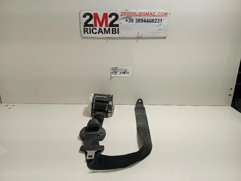Cintura DI Sicurezza Sedile ANT DX BGG560057J Ford Ranger IV 2012