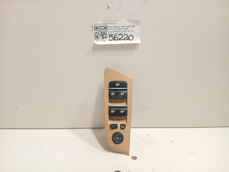 Interruttore Alzacristalli ANT SX 683272802 Bmw Serie 5 G30 Berlina 2016