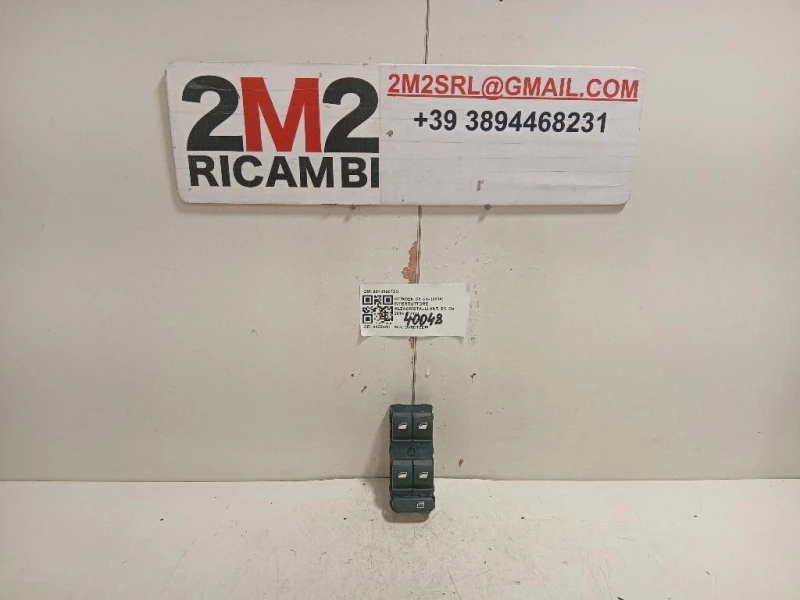 Interruttore Alzacristalli ANT SX 98148907ZD Citroen C3 III 2016