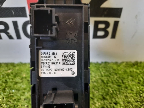 Interruttore Alzacristalli ANT SX 96788264ZD Citroen C4 Picasso II 2013