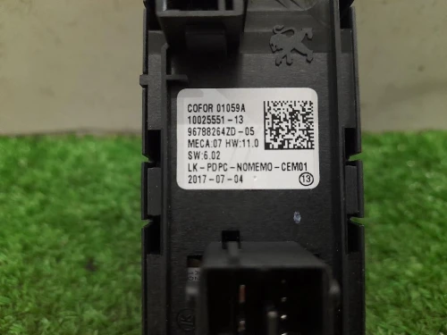 Interruttore Alzacristalli ANT SX 96788264ZD Citroen C4 Picasso II 2016